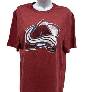 FANATICS NHL COLORADO AVALANCHE Men’s Crew Neck Short Sleeve Tshirt Medium